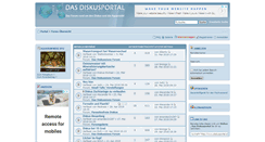 Desktop Screenshot of diskusportal.de