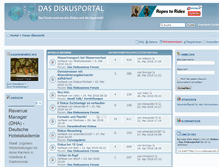 Tablet Screenshot of diskusportal.de